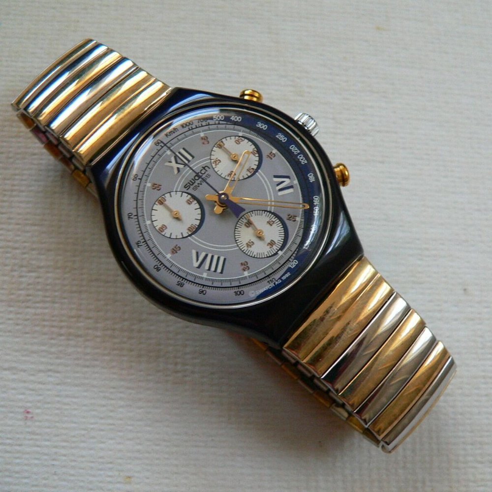 Swatch Watch Chrono - Chronograph Watch Alabama SCN105 